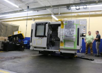 A CNC machine that was rigged by Sullivan Industrial Services