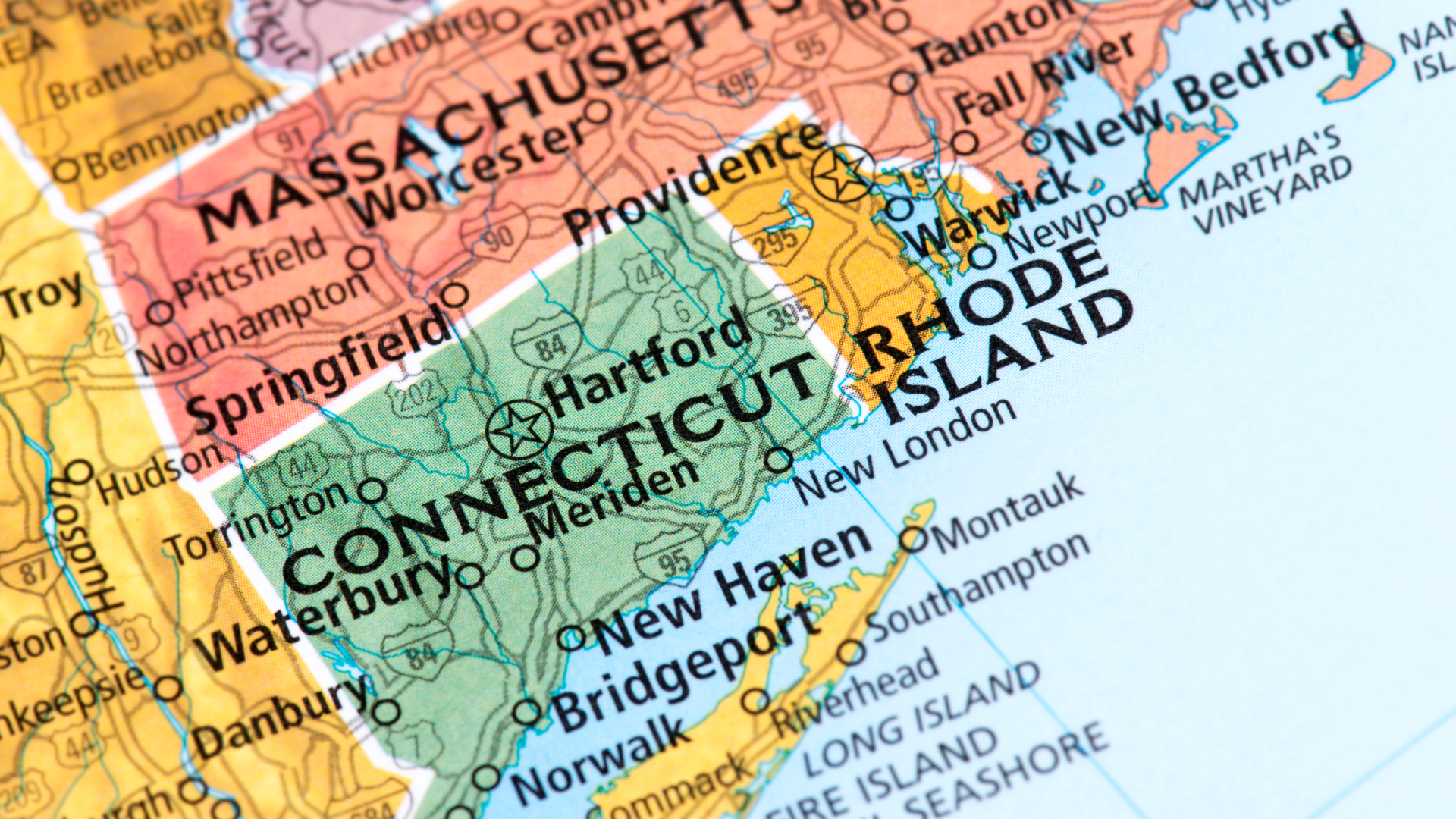 Map of CT